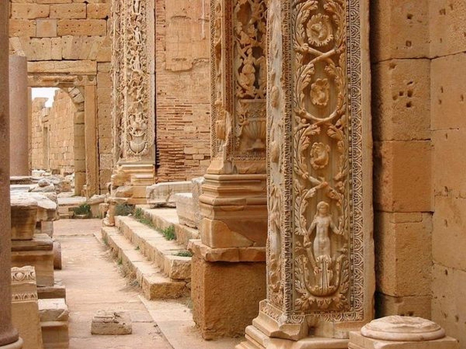 Leptis Magna griuvėsiai, Libija